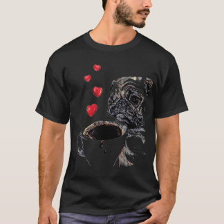 Kaffeepug Leben passiert Kaffee hilft Liebe Tee Fr