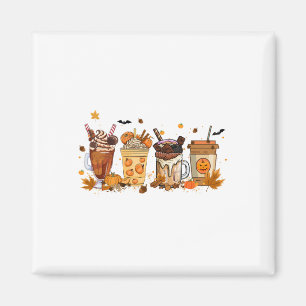 Kaffeepumpkin Spice Latte Erntedank Coffe Magnet