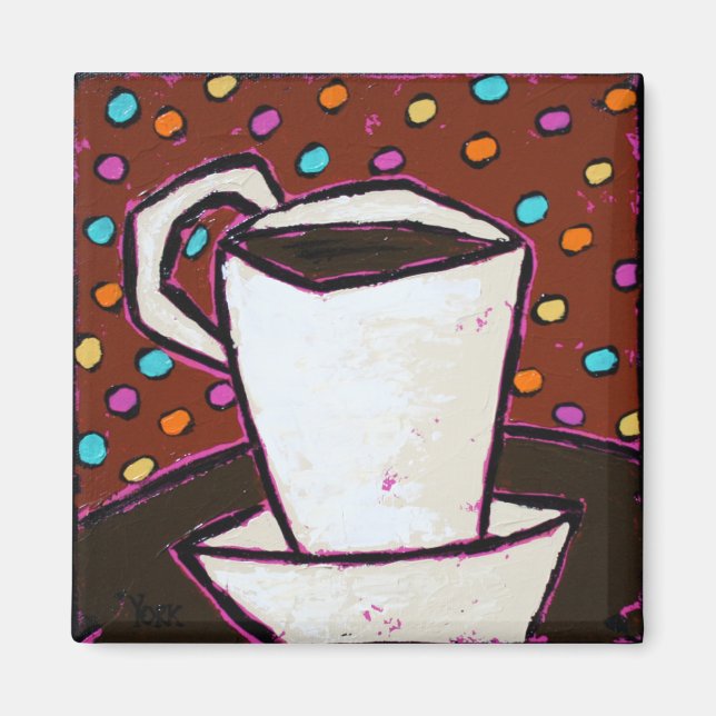 Kaffeeputermagnet Magnet (Vorne)