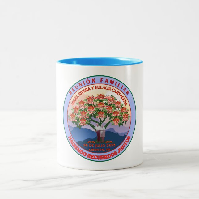 Kaffeerfamilie Wiedersehen 2025 Tasse (Mittel)
