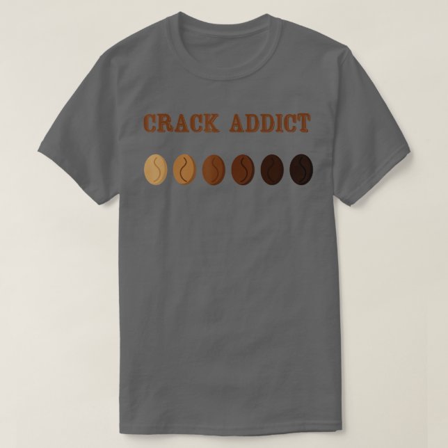 Kaffeeröster-Rack Addictive Kaffeeröster T-Shirt (Design vorne)