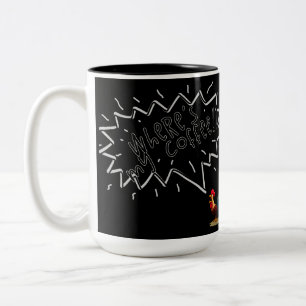 Kaffeeröster Zweifarbige Tasse