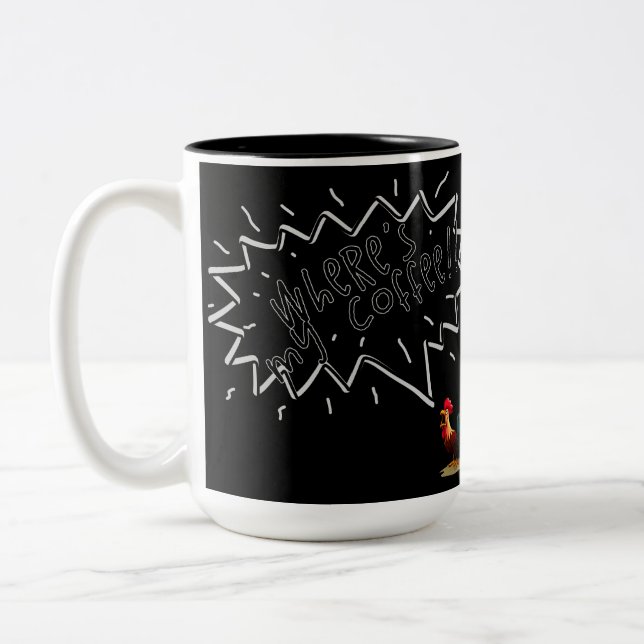 Kaffeeröster Zweifarbige Tasse (Links)