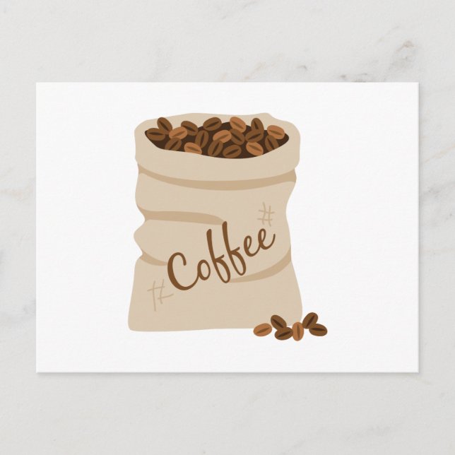 Kaffeesack Postkarte (Vorderseite)