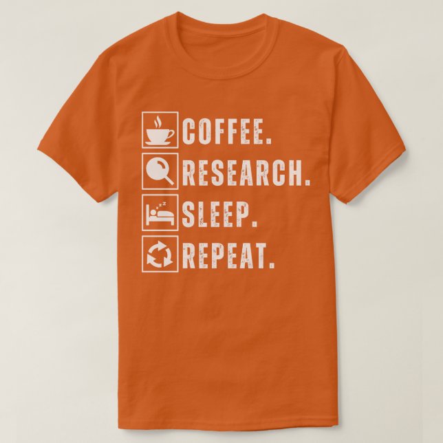 Kaffeesäuche wiederholen 13 T-Shirt (Design vorne)