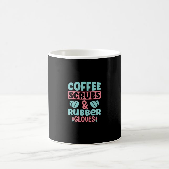 Kaffeeschirbe und Gummihandschuhe Kaffeetasse (Mittel)