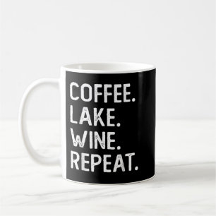 Kaffeesee Weinroute Funny Lake Life Coffe Kaffeetasse