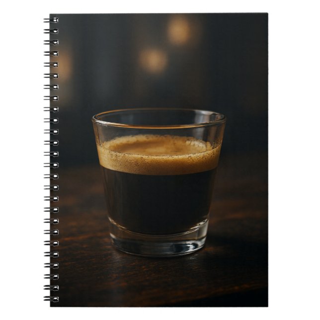 Kaffeeskizze - Softcover-Notebook Notizblock (Vorderseite)