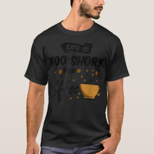 Kaffeesnob für Männer für Koffeinpräparate und Bar T-Shirt