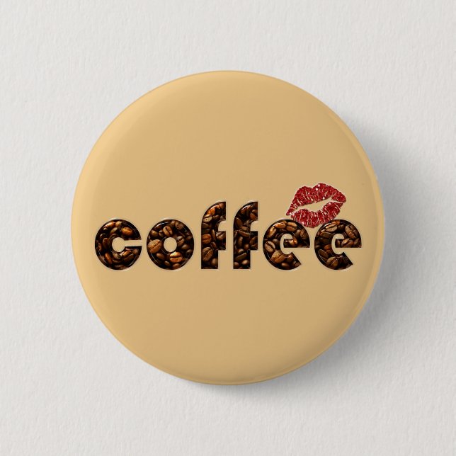 Kaffeesocher Button (Vorderseite)