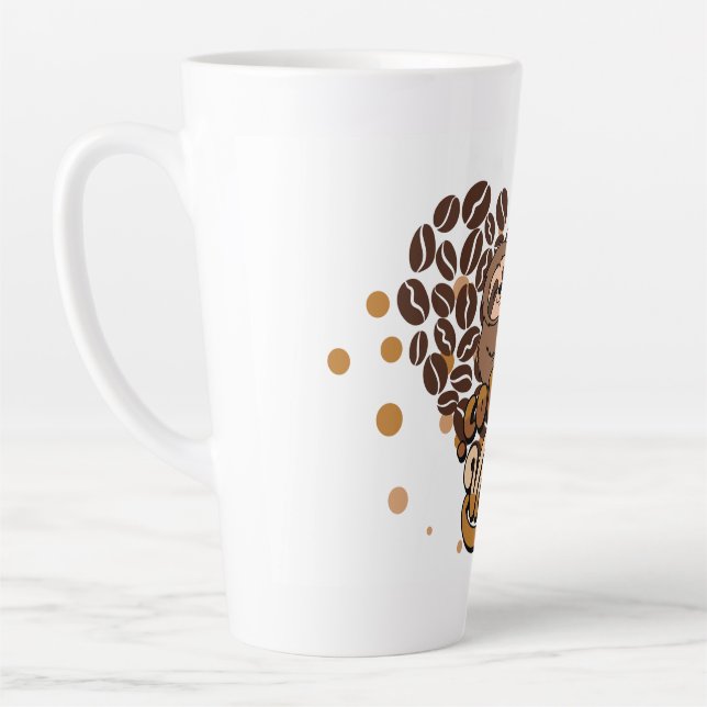 Kaffeestimmung Design Milchtasse (Links)