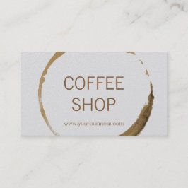 Kaffeestube - Kaffeefleck Visitenkarte