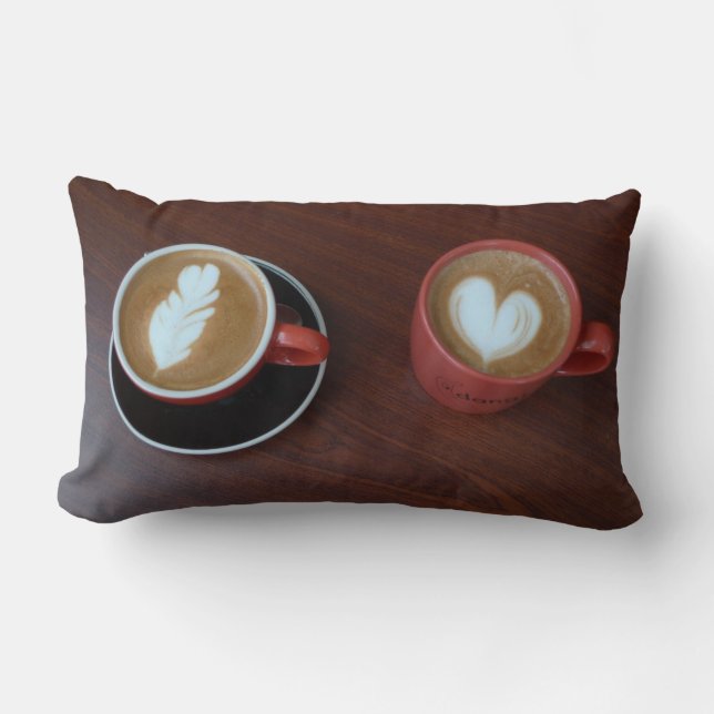 Kaffeestube-Wurfskissen Lendenkissen (Vorderseite)