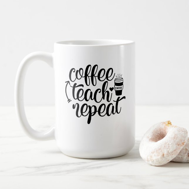 Kaffeetablette Wiederholung der Tasse (Mit Donut)