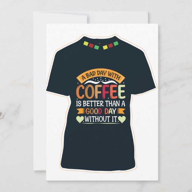 Kaffeetag Einladung (Vorderseite)