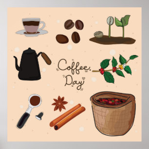 Kaffeetag Poster