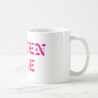 KAFFEETASSE-ABGABE der KÖNIGIN-BAE (rosa Kaffeetasse
