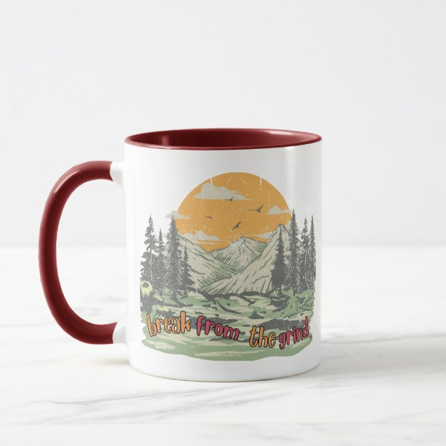 Kaffeetasse Berge (Links)