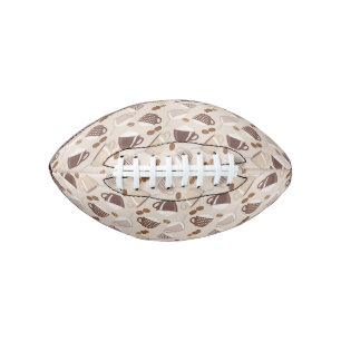 Kaffeetasse Braune Körner Kaffeeliebhaber Trinken Football