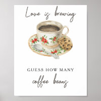 Kaffeetasse Brautparty Wie viele Kaffeebohnen