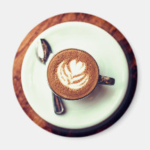 Kaffeetasse Cappuccino braunes, weißes Latte