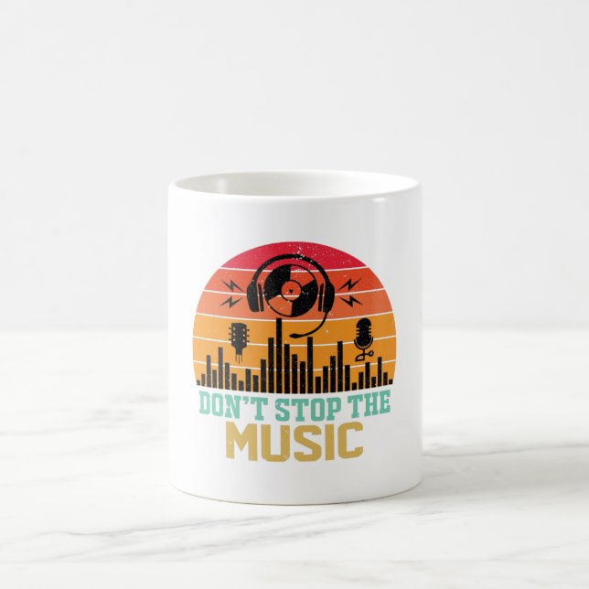 Kaffeetasse „Don’t Stop The Music“ (Mittel)