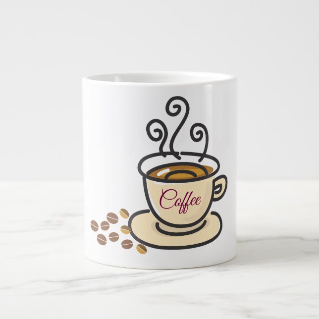 Kaffeetasse etwas Besonderes Jumbo-Tasse (Vorderseite)