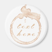 Kaffeetasse Färbung braun und weiß