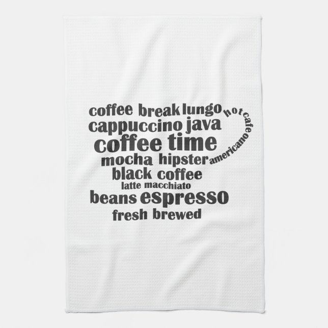 Kaffeetasse Geschirrtuch (Vertikal)