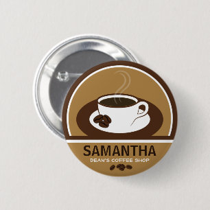 Kaffeetasse-Kaffeestube-Café-Personal Button