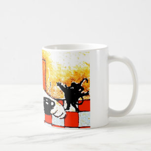 Kaffeetasse-Katze-Ursprüngliche Kunst durch Kaffeetasse