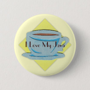 Kaffeetasse-Knopf Button