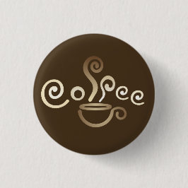 Kaffeetasse-Knopf-Button Button