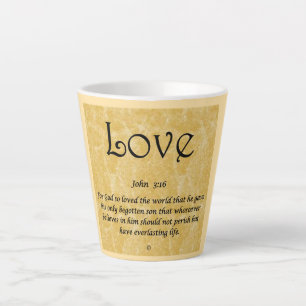 Kaffeetasse-Liebe 3;16 Milchtasse