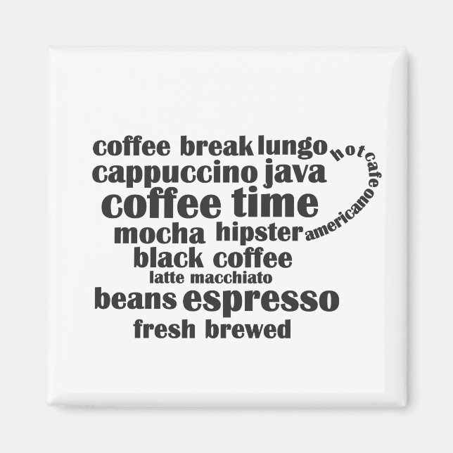 Kaffeetasse Magnet (Vorne)