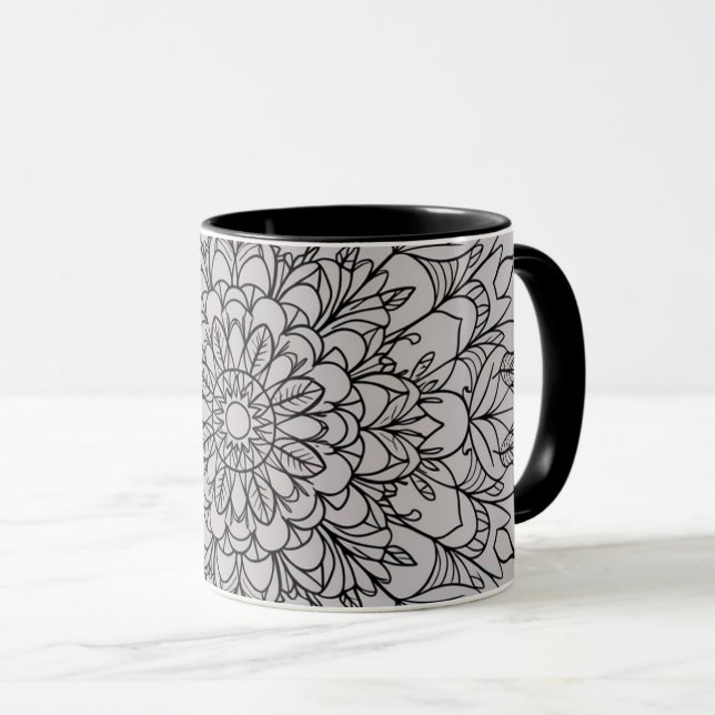Kaffeetasse mit arabischem Kaliber (VorderseiteRechts)
