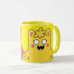 Kaffeetasse mit Cartoons