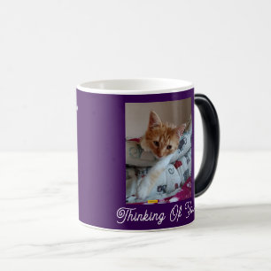 Kaffeetasse mit Farbwechsel für Katzenliebhaber