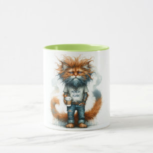 Kaffeetasse mit frechem Katzendesign