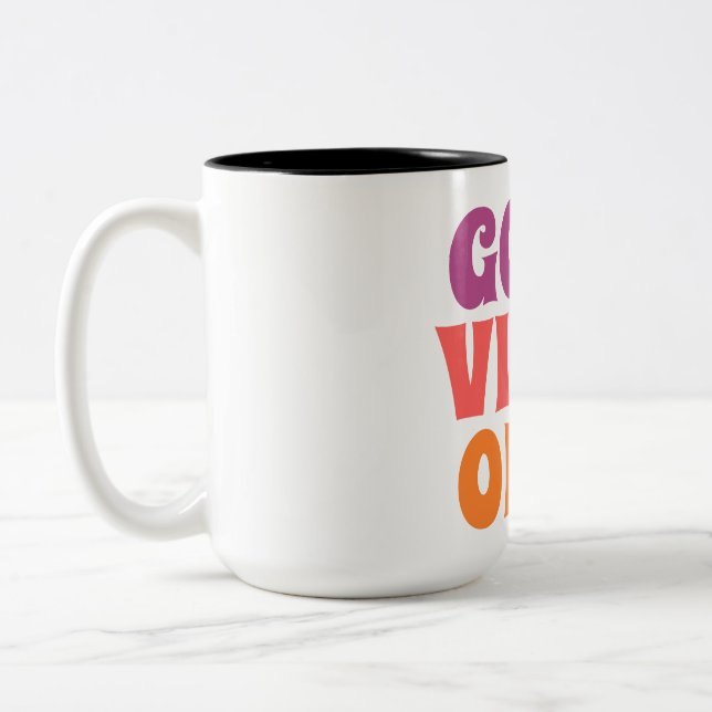 Kaffeetasse mit guten Vibes  (Links)