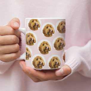 Kaffeetasse mit Hundemotiv   Personalisiertes Gesc