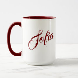 Kaffeetasse mit individuellem Namen