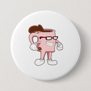 Kaffeetasse mit Kaffee Button