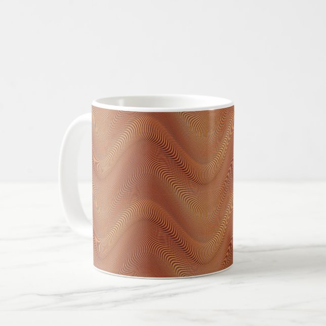 Kaffeetasse mit Kunst-Design (Vorderseite Links)