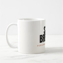 Kaffeetasse 'Noch immer in der Brühe' — Minimalist