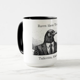 Kaffeetasse, Raven About Town - Talkeetna Alaska. Tasse