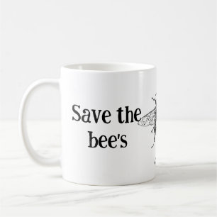 Kaffeetasse - Rette die Bienen