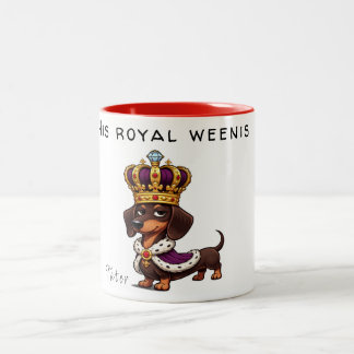 Kaffeetasse Royal Crowned Dachshund