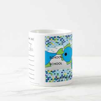 Kaffeetasse-Schlückchen und Plan-Fische Kaffeetasse