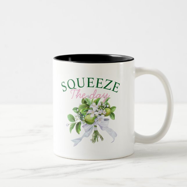 Kaffeetasse 'Squeeze The Day Coffee Mug': Lustige  (Rechts)
